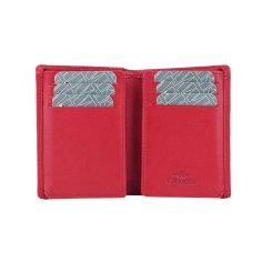 CHARRO Vertical Genuine Leather Wallet for Men and Women, Slim Without Coin Purse, With Gift Box 71 2