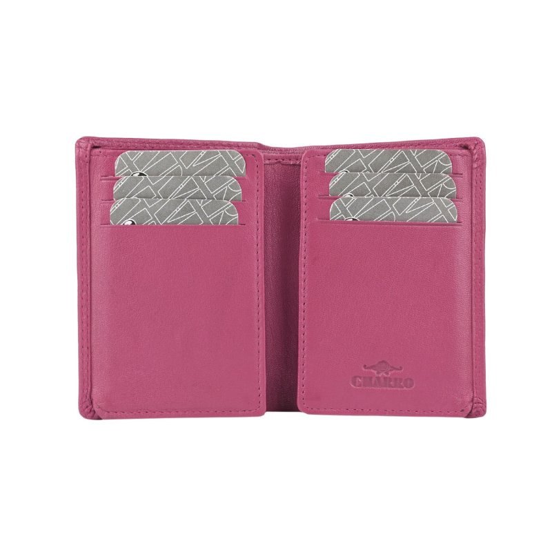 CHARRO Cartera Vertical en Piel Auténtica Hombre y Mujer, Fina sin Monedero, con Caja de Regalo 71 — vista 25