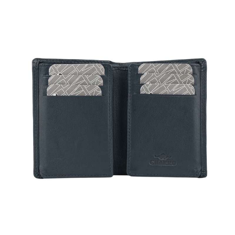 CHARRO Vertical Genuine Leather Wallet for Men and Women, Slim Without Coin Purse, With Gift Box 71 — view 33