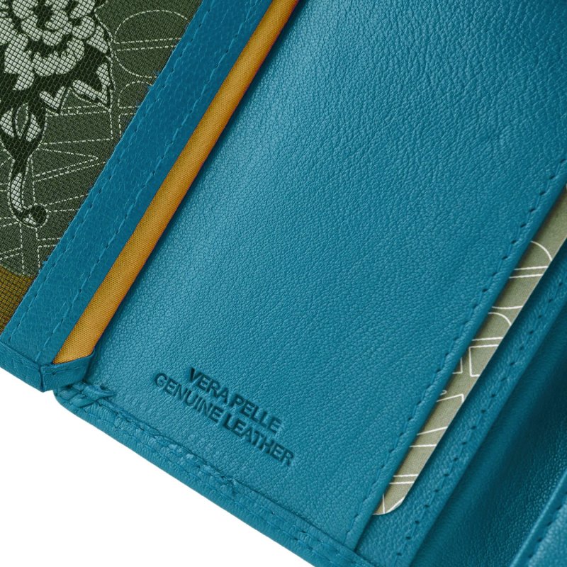 CHARRO Cartera Vertical en Piel Auténtica Hombre y Mujer, Fina sin Monedero, con Caja de Regalo 71 — vista 46