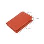 CHARRO Vertical Genuine Leather Wallet for Men and Women, Slim Without Coin Purse, With Gift Box 71 — view 52