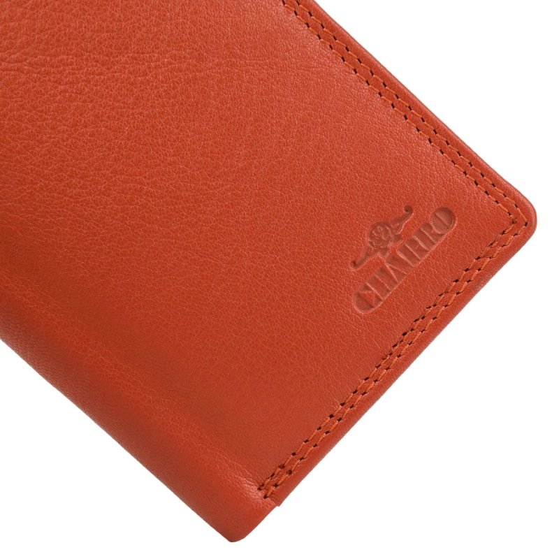 CHARRO Vertical Genuine Leather Wallet for Men and Women, Slim Without Coin Purse, With Gift Box 71 — view 55