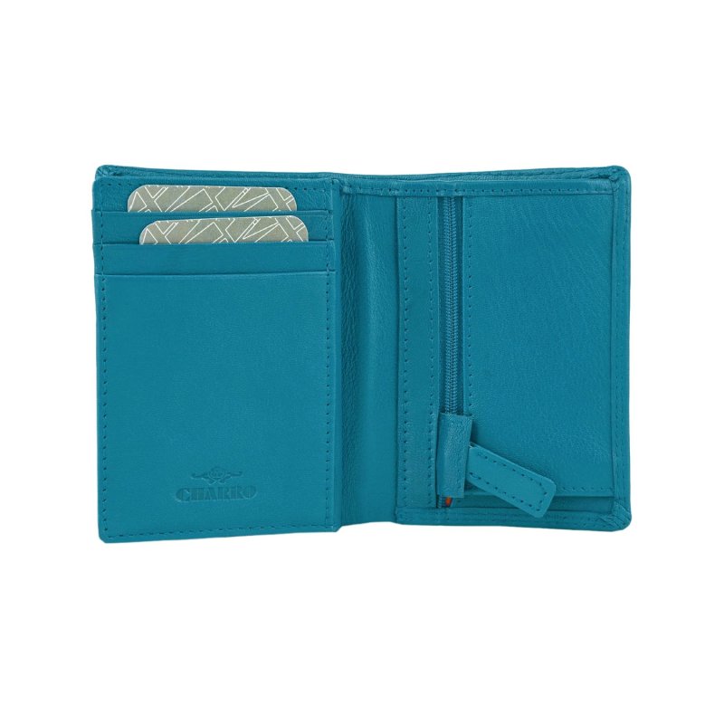 CHARRO Vertical Genuine Leather Wallet for Men and Women, Slim Without Coin Purse, With Gift Box 01 — view 11