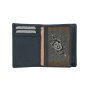CHARRO Cartera Vertical en Piel Auténtica Hombre y Mujer, Fina sin Monedero, con Caja de Regalo 01 — vista 17