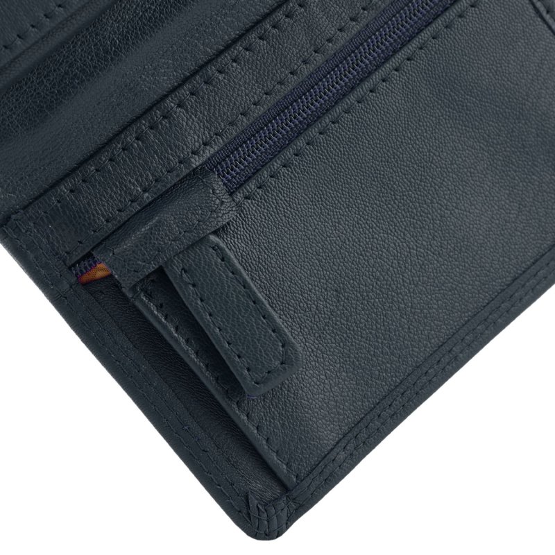 CHARRO Vertikale Brieftasche aus echtem Leder für Damen und Herren, Schmal ohne Münzfach, mit Geschenkbox 01 — Ansicht 21