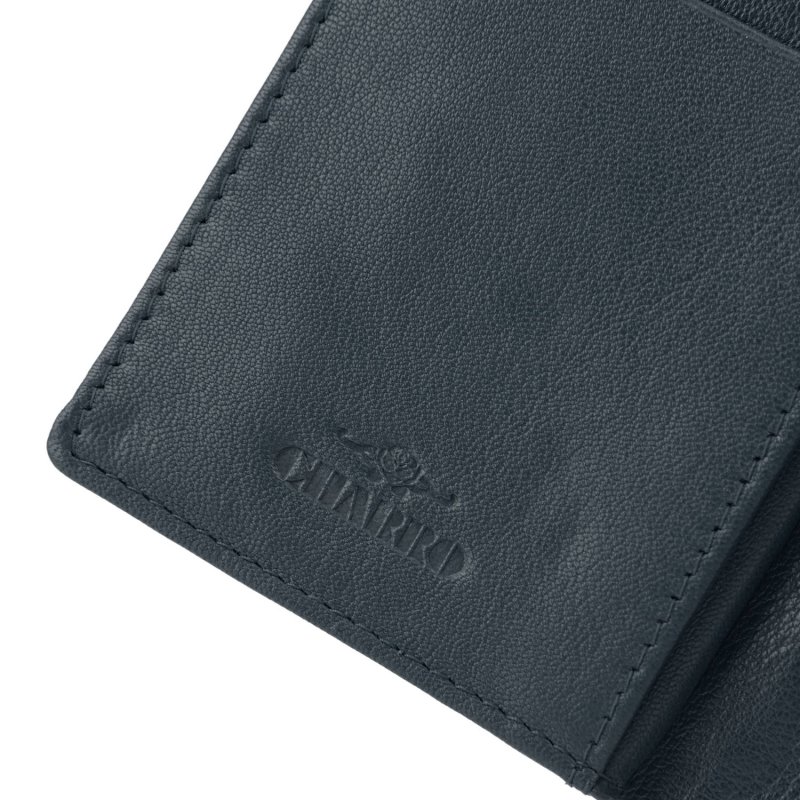 CHARRO Portefeuille Vertical en Cuir Véritable Homme et Femme, Fin sans Porte-Monnaie, avec Boîte Cadeau 01 — vue 23