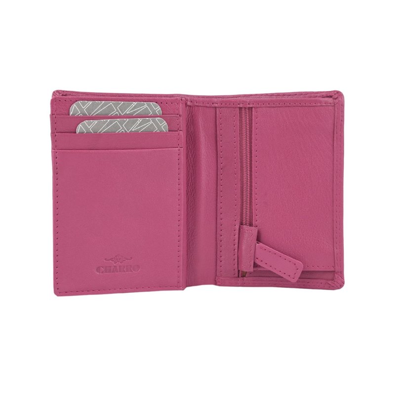 CHARRO Vertical Genuine Leather Wallet for Men and Women, Slim Without Coin Purse, With Gift Box 01 — view 27