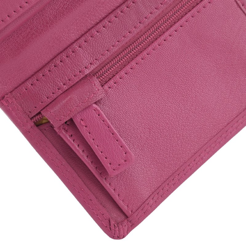 CHARRO Vertikale Brieftasche aus echtem Leder für Damen und Herren, Schmal ohne Münzfach, mit Geschenkbox 01 — Ansicht 29