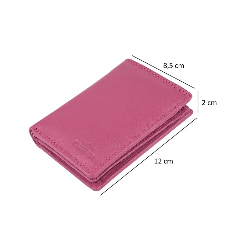 CHARRO Portefeuille Vertical en Cuir Véritable Homme et Femme, Fin sans Porte-Monnaie, avec Boîte Cadeau 01 — vue 28