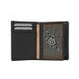 CHARRO Vertical Genuine Leather Wallet for Men and Women, Slim Without Coin Purse, With Gift Box 01 — view 33