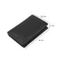 CHARRO Vertical Genuine Leather Wallet for Men and Women, Slim Without Coin Purse, With Gift Box 01 — view 36