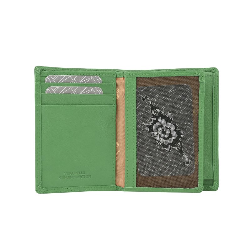 CHARRO Cartera Vertical en Piel Auténtica Hombre y Mujer, Fina sin Monedero, con Caja de Regalo 01 — vista 49