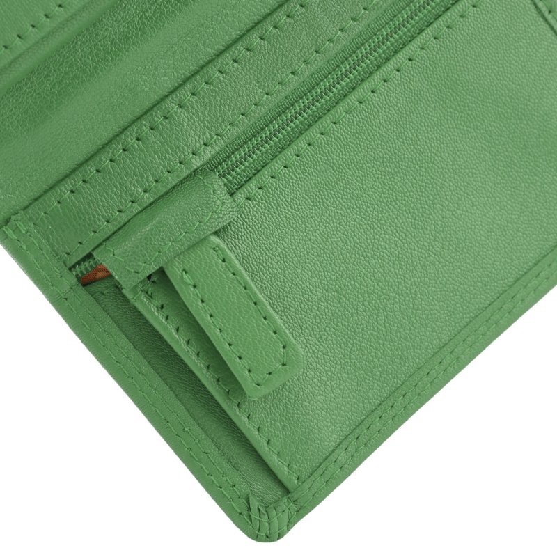 CHARRO Vertikale Brieftasche aus echtem Leder für Damen und Herren, Schmal ohne Münzfach, mit Geschenkbox 01 — Ansicht 53