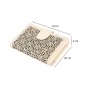 Laura Biagiotti Women's Genuine Leather Wallet, Perforated with Geometric Floral Pattern, Compact, With Box — view 7
