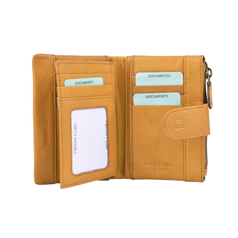 Laura Biagiotti Cartera Mujer En Piel Auténtica, Calada Con Motivo Geométrico Floral, Compacta, Con Caja — vista 84