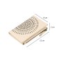 Laura Biagiotti Women's Genuine Leather Wallet, Perforated with Geometric Pattern, Small and Compact, With Box — inside