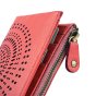 Laura Biagiotti Women's Genuine Leather Wallet, Perforated with Geometric Pattern, Small and Compact, With Box — view 37