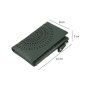 Laura Biagiotti Women's Genuine Leather Wallet, Perforated with Geometric Pattern, Small and Compact, With Box — view 44