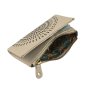 Laura Biagiotti Women's Genuine Leather Wallet, Perforated with Geometric Pattern, Small and Compact, With Box — view 67
