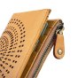 Laura Biagiotti Women's Genuine Leather Wallet, Perforated with Geometric Pattern, Small and Compact, With Box — view 77