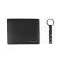 Police Men's Gift Box, Genuine Leather Wallet and Metal Keyring — front view