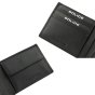 Police Geschenkbox für Herren, Geldbörse und wendbarer Gürtel, aus echtem Leder — Logo-Detail