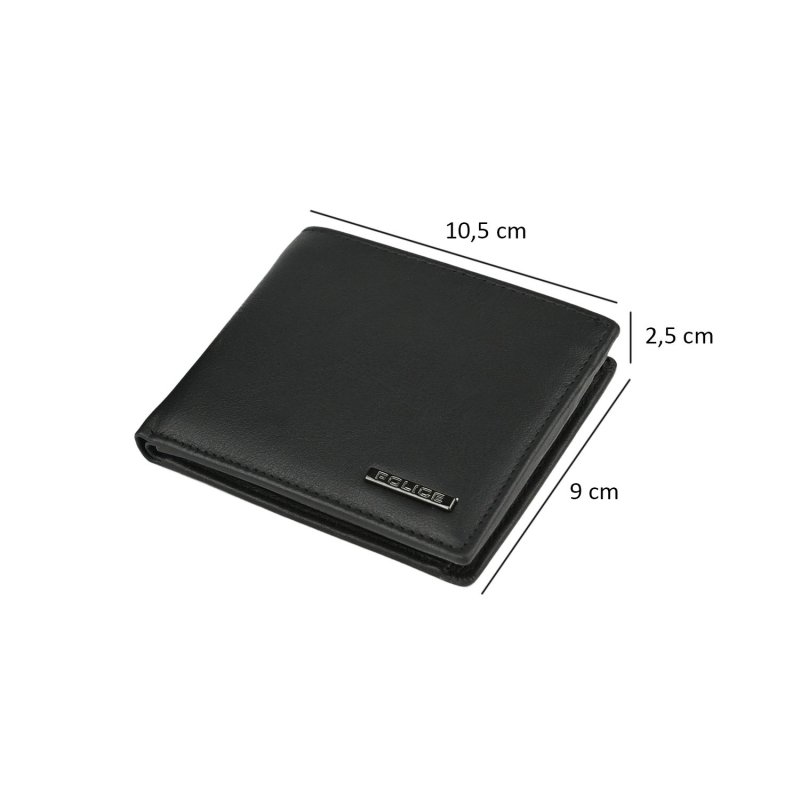 Police Men's Gift Box, Genuine Leather Wallet and Ballpoint Pen — view 8