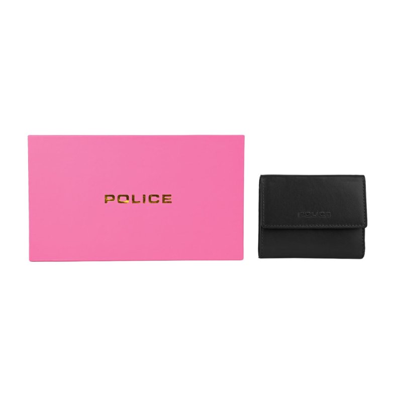 Police Cartera Mujer En Piel Auténtica, Pequeña y Fina, Con Portatarjetas y Monedero, Con Caja 59 — vista 18