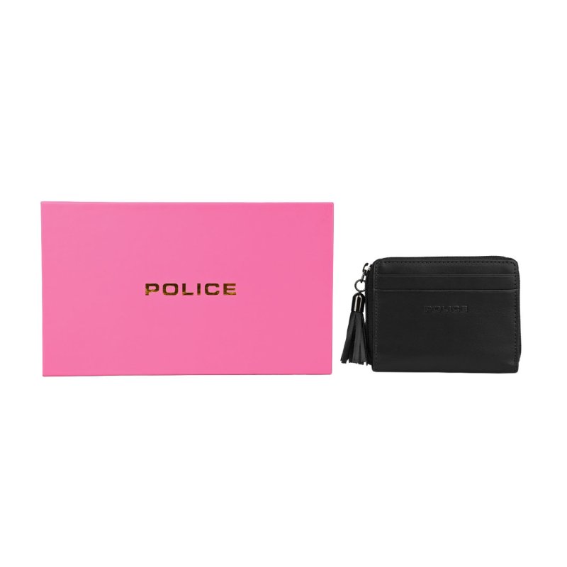 Police Cartera Mujer En Piel Auténtica, Pequeña y Fina, Con Portatarjetas y Monedero, Con Caja 61 — vista 8