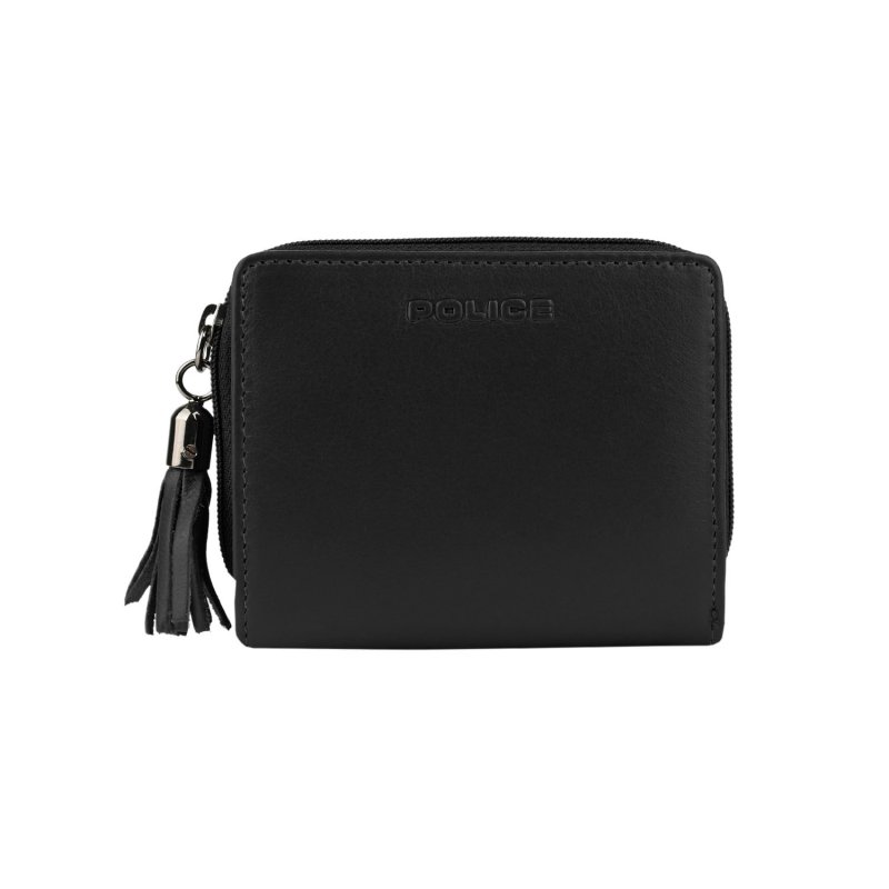 Police Women's Genuine Leather Wallet, Small and Slim, with Card Holder and Coin Pocket, with Box 62
