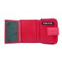 Police Women's Genuine Leather Wallet, Small and Slim, Card Holder and Coin Purse, With Box — back view
