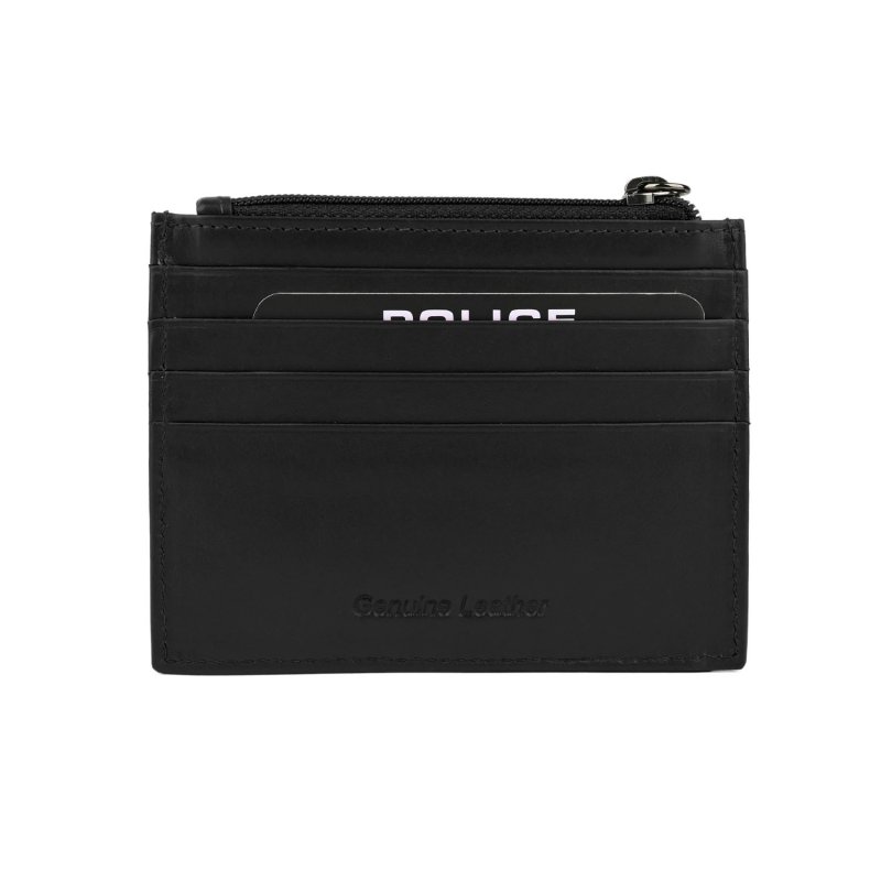 Police Women's Genuine Leather Wallet, Small and Slim, Card Holder and Coin Purse, With Box 65 — inside