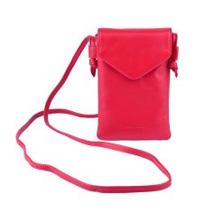 Police Shoulder Bag Phone Holder in Genuine Leather, With Adjustable Strap, Clip Closure, With Gift Box 2