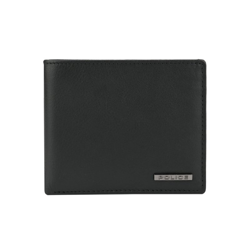 Police Men's Genuine Leather Wallet, Slim with Coin Purse, Card Holder and Gift Box 81