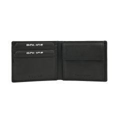 Police Men's Genuine Leather Wallet, Slim with Coin Purse, Card Holder and Gift Box 81 2