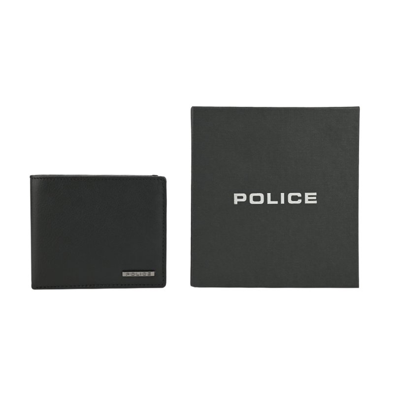 Police Portefeuille Homme en Cuir Véritable, Fin avec Porte-Monnaie, Porte-Cartes et Boîte Cadeau 81 — vue 7