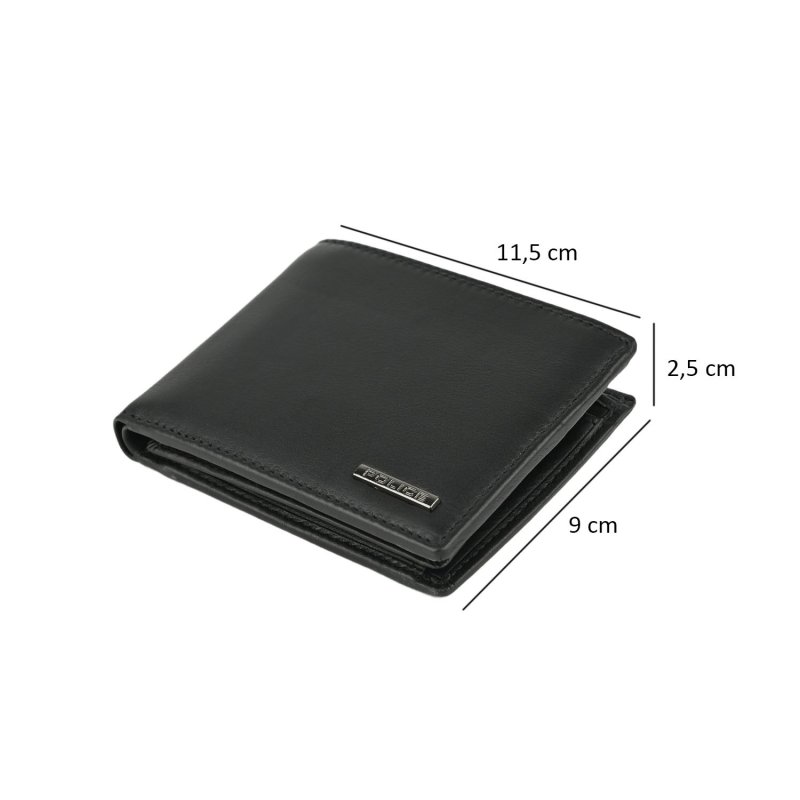 Police Portefeuille Homme en Cuir Véritable, Fin avec Porte-Monnaie, Porte-Cartes et Boîte Cadeau 83 — vue 7