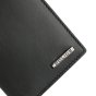 Police Men's Genuine Leather Wallet, Vertical Slim with Credit Card Holder and Gift Box 73 — logo detail