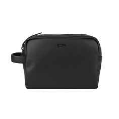 Police Pochette Homme Femme à Main en Similicuir, Beauty Case de Voyage, Trousse Souple