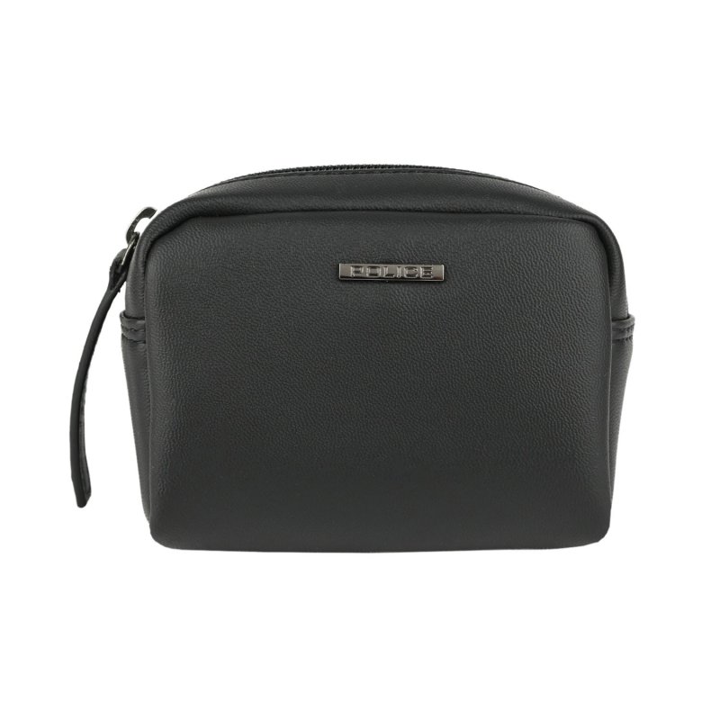 Police Pochette Mini de Mano para Hombre y Mujer en Piel Sintética, Neceser de Viaje, Bolsa Blanda — vista frontal
