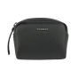 Police Mini Clutch for Men and Women in Faux Leather, Travel Beauty Case, Soft Pouch — front view