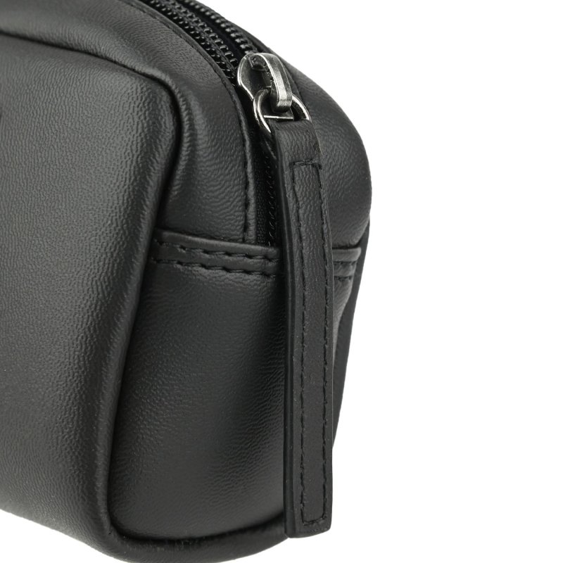 Police Pochette Mini de Mano para Hombre y Mujer en Piel Sintética, Neceser de Viaje, Bolsa Blanda — detalle