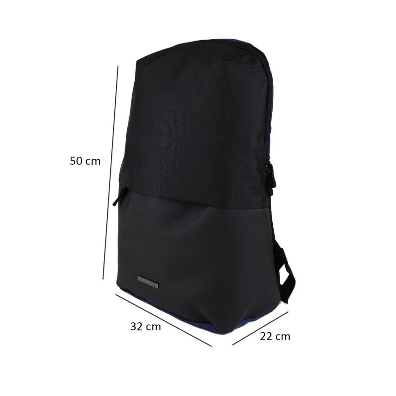 Police Men's Backpack With Laptop Compartment, For Laptops Up To 17'', Ideal For Work, Travel, School, Roomy A… — logo detail