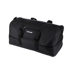 Police Travel Duffle Bag in Faux Leather for Men and Women, Work Bag, Gym, Weekend, Black 2
