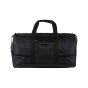 Police Sac de Voyage en Similicuir pour Homme et Femme, Sac de Travail, Sport, Week-end, Duffle Bag Noir — détail logo