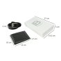 Laura Biagiotti Men's Gift Set, Genuine Leather Belt and Black Genuine Leather Wallet — back view