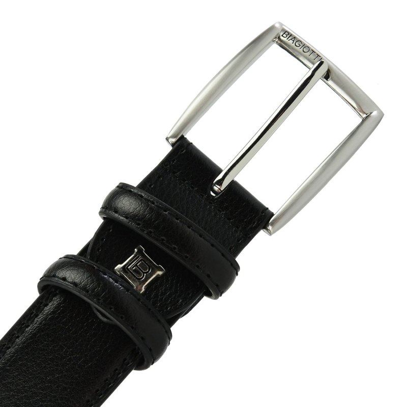 Laura Biagiotti Men's Gift Set, Genuine Leather Belt and Black Genuine Leather Wallet — view 7