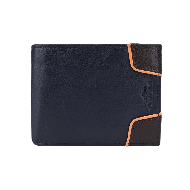 Charro Men's Genuine Leather Wallet, Classic with Coin Purse, Gift Box