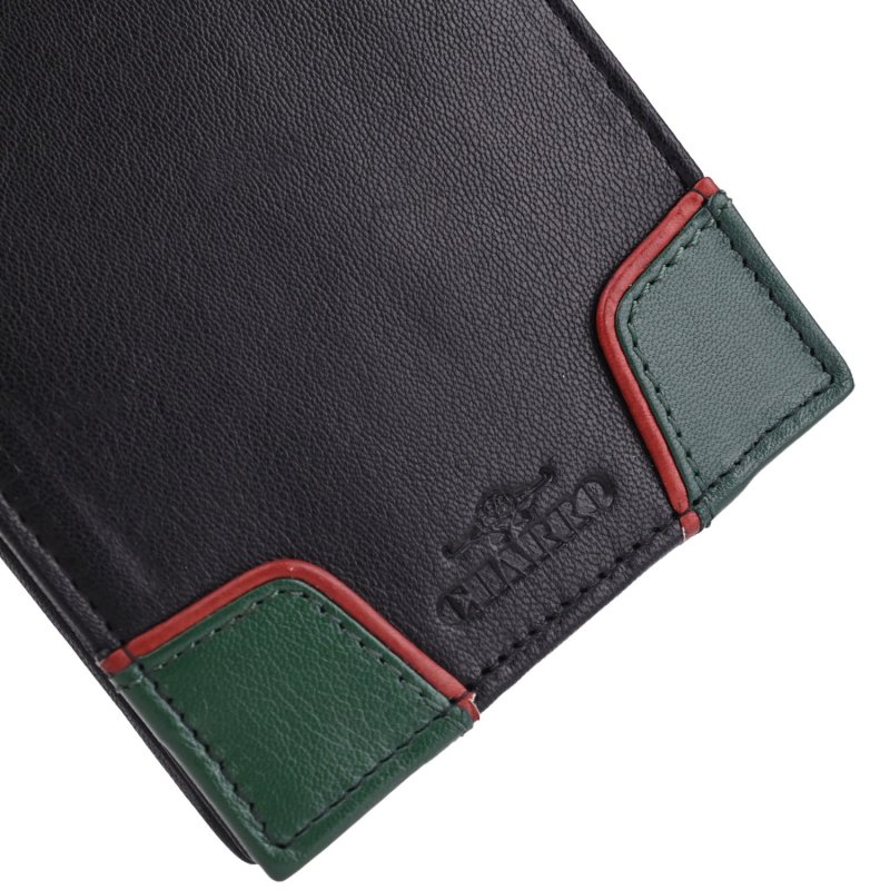 CHARRO Portefeuille Homme en Cuir Véritable, Classique avec Porte-Monnaie, Boîte Cadeau — vue 10
