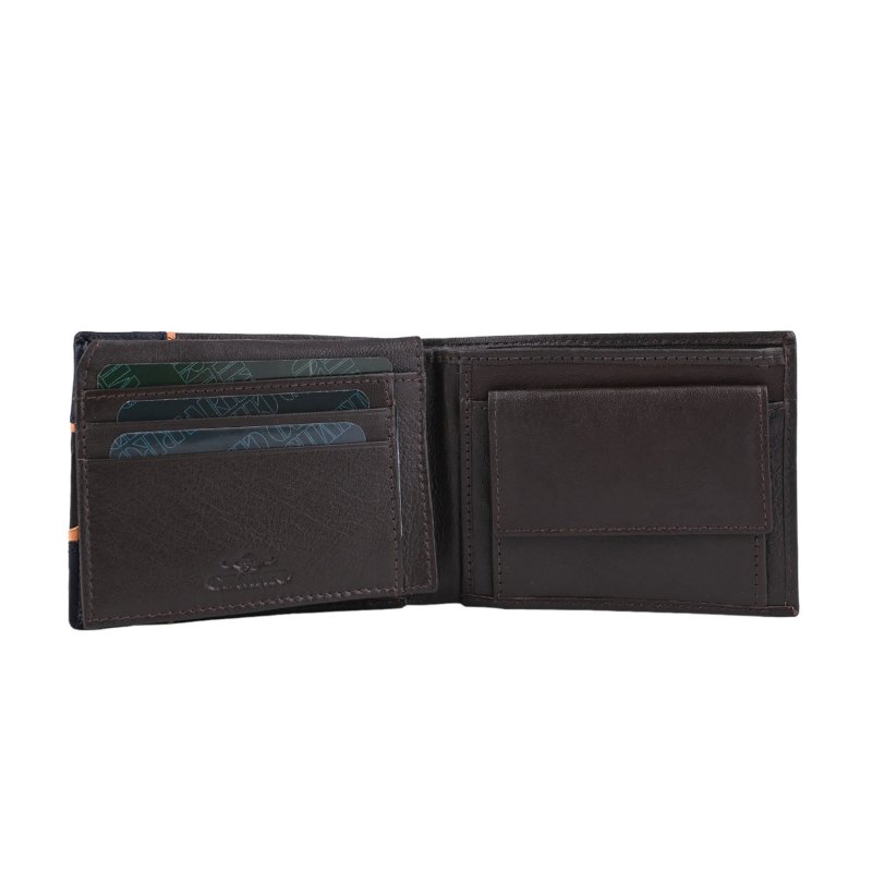 CHARRO Herren-Brieftasche aus echtem Leder, Klassisch mit Münzfach, Geschenkbox — Ansicht 14